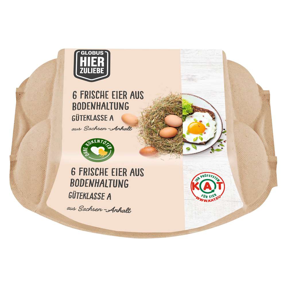 Produktabbildung GLOBUS HierZuliebe Eier aus Bodenhaltung Gr. M-L