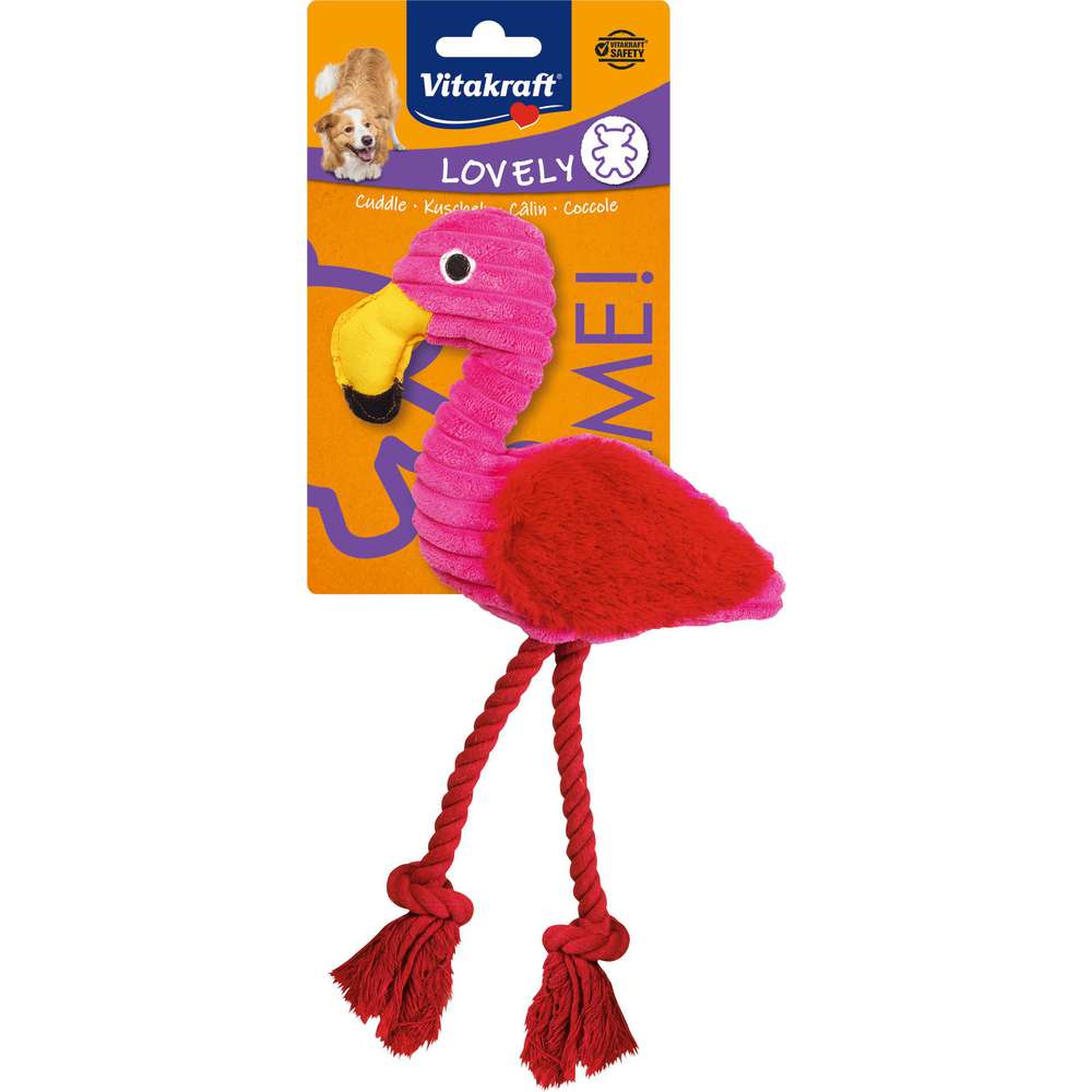 Produktabbildung Vitakraft Hunde Kuscheltier Flamingo Plüsch, Lovely