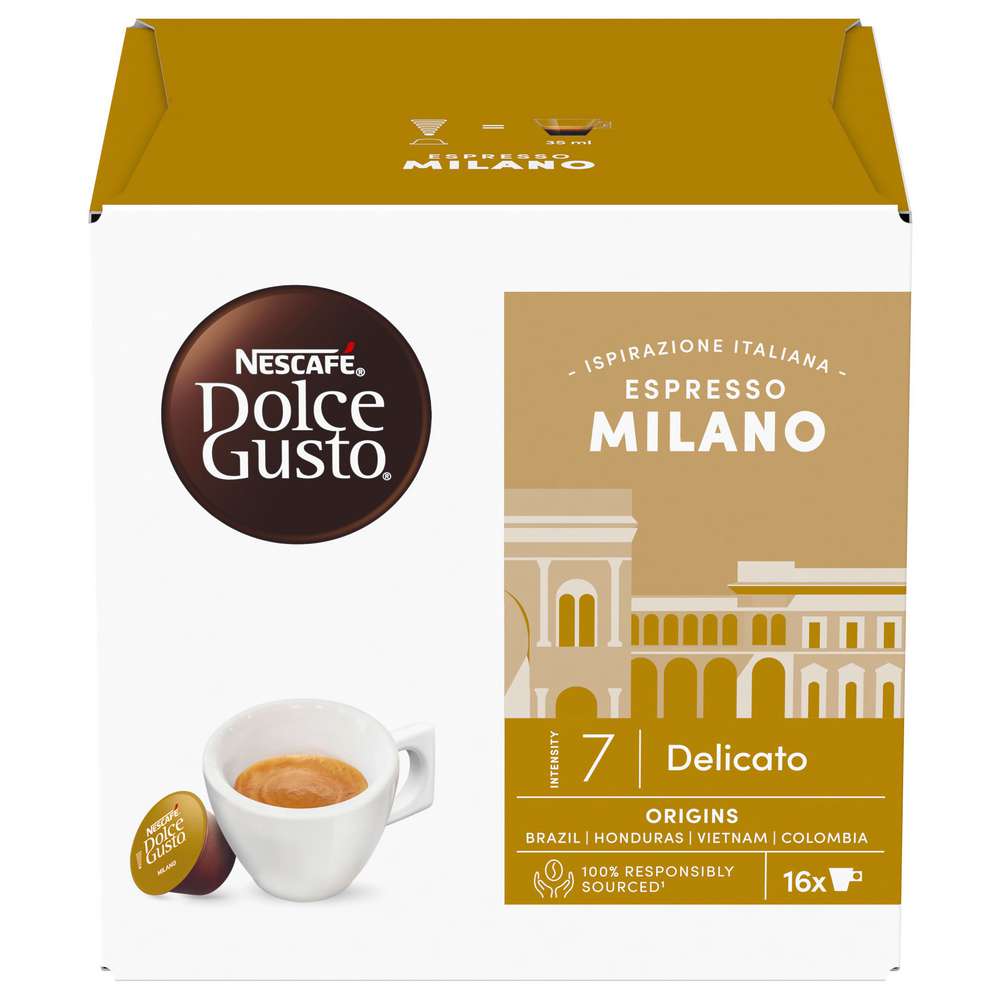 Produktabbildung Nescafe Dolce Gusto Kaffee-Kapseln, Espresso Milano