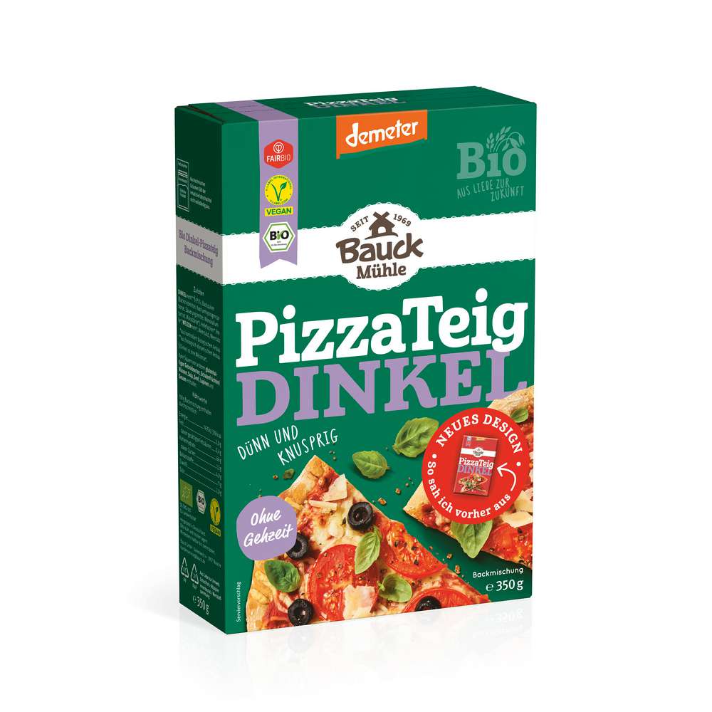 Produktabbildung Bauckhof Bio Backmischung, Pizzateig Dinkel