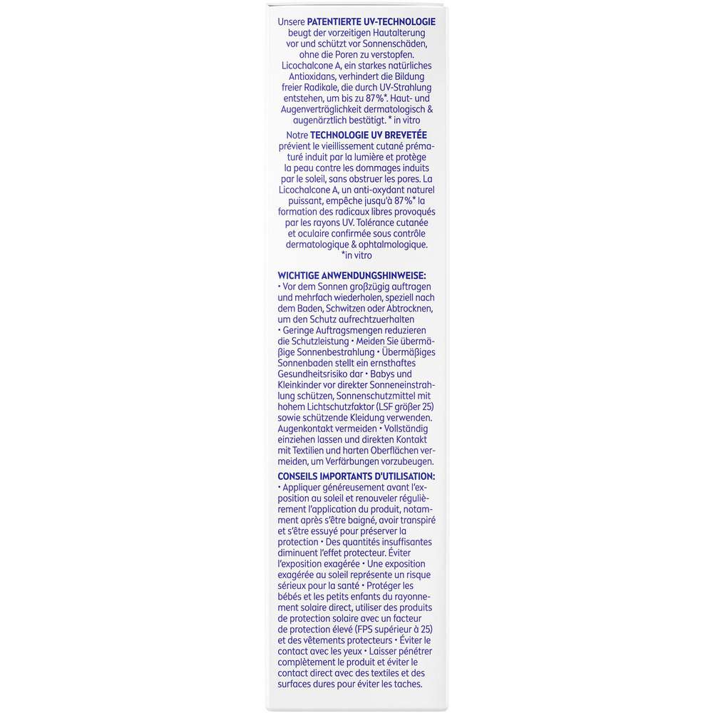 Produktabbildung Nivea Sun UV Gesichtssonnencreme mattierend LSF50+