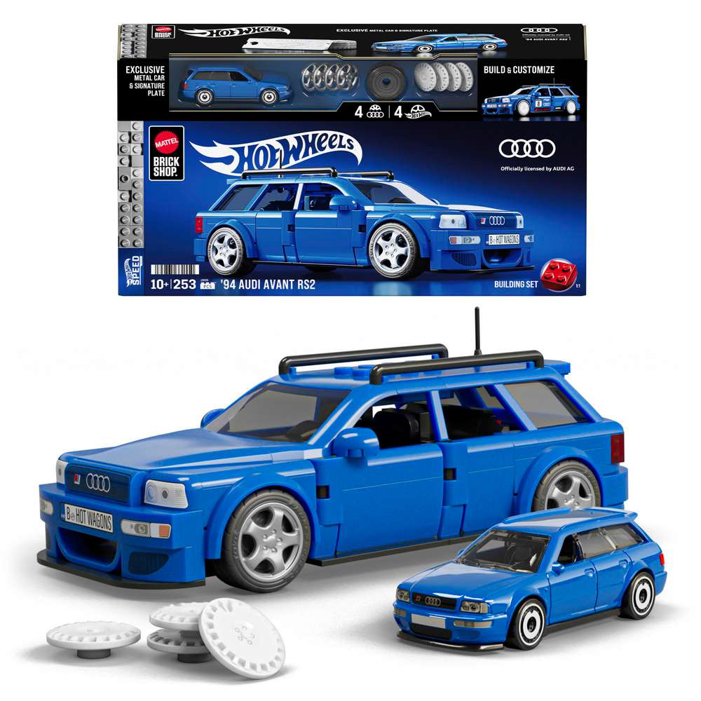 Produktabbildung Mattel Brick Shop Speed Series Audi