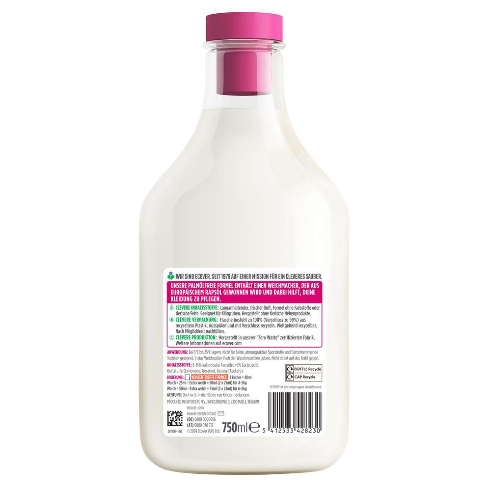 Produktabbildung Ecover Weichspüler Apfelblüte & Mandel