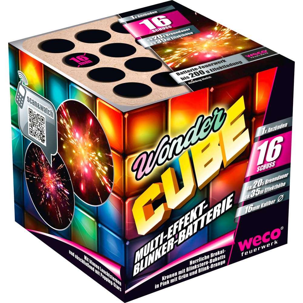 Produktabbildung Weco Feuerwerk Wonder Cube