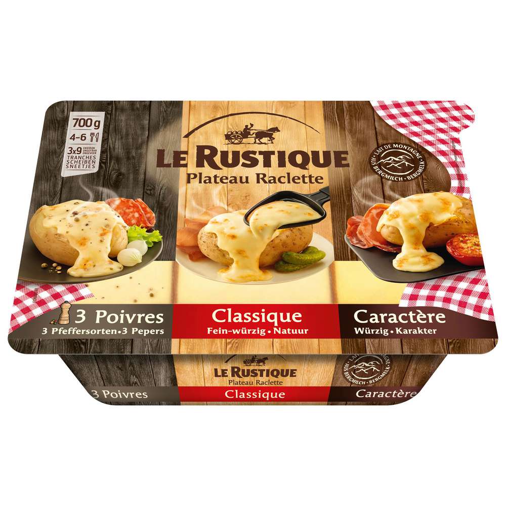 Produktabbildung Le Rustique Raclette-Holzplatte