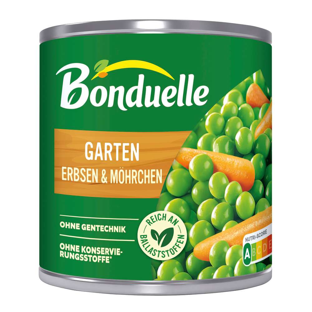 Produktabbildung Bonduelle Gartenerbsen mit Möhrchen