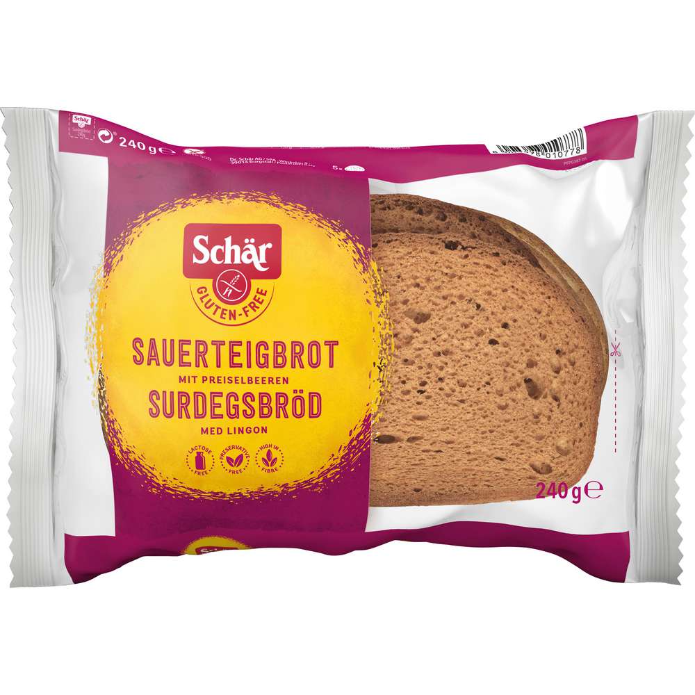Produktabbildung Schär Sauerteig-Schnittbrot, glutenfrei