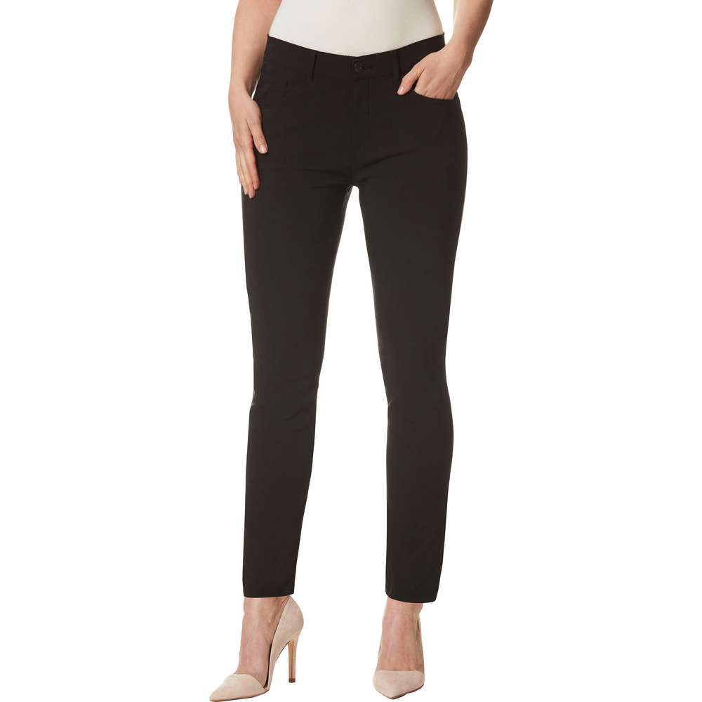 Produktabbildung  Damen-Hosen lang Flore, black denim Gr. 42/28