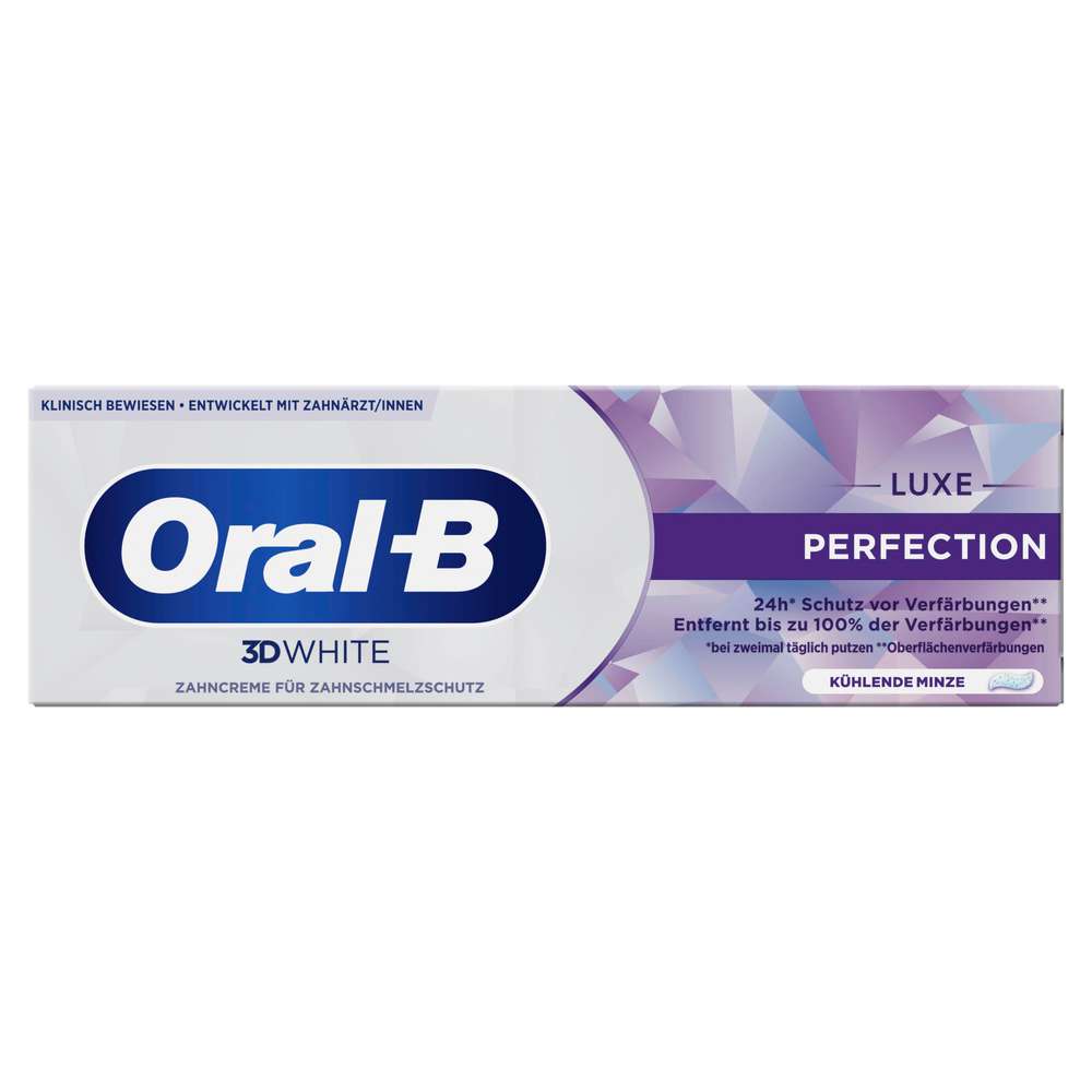 Produktabbildung Oral-B Zahncreme 3D White Luxe Perfection