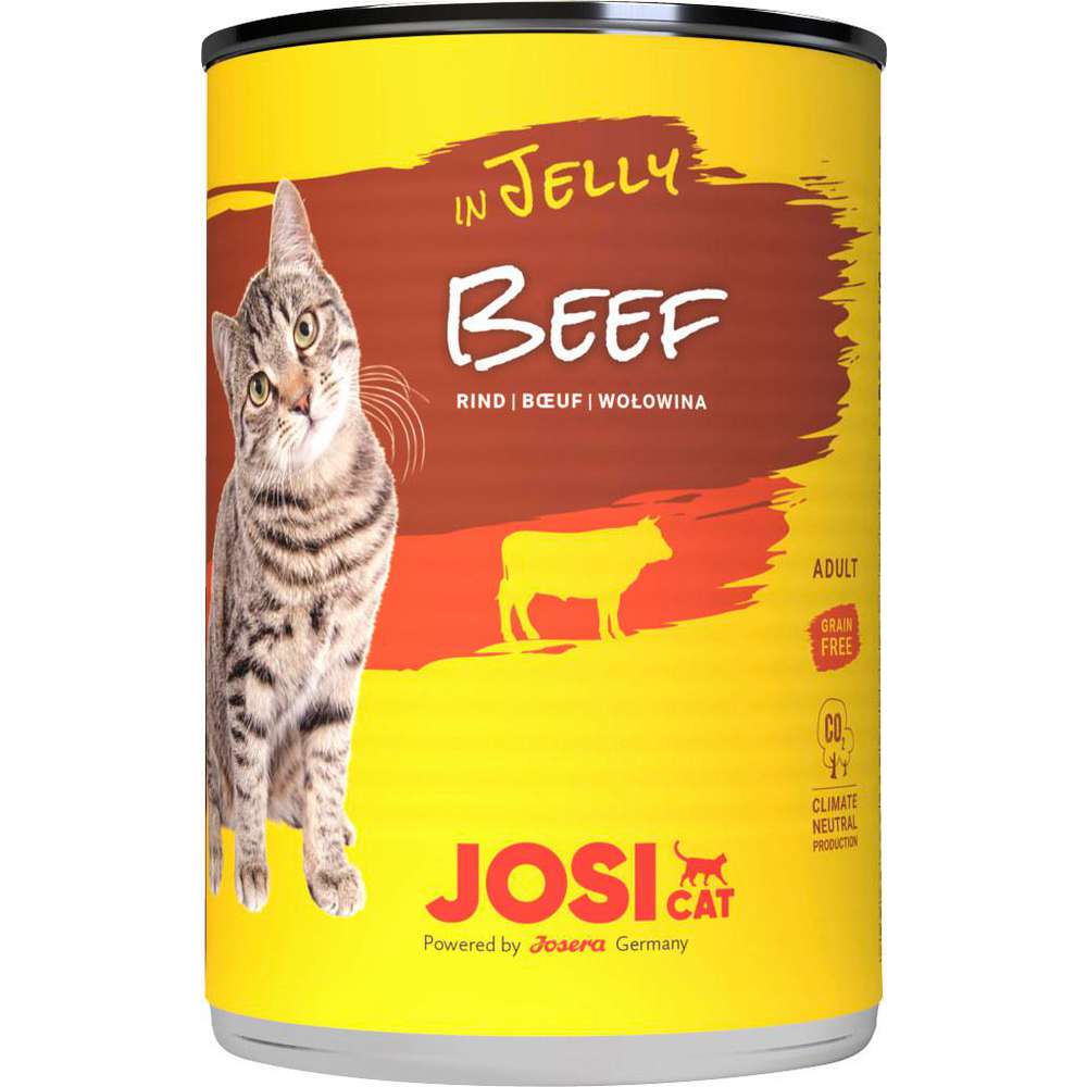 Produktabbildung JosiCat Katzenfutter, Beef in Gelee