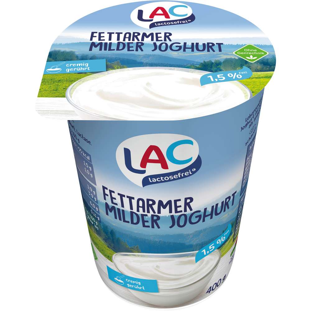 Produktabbildung LAC Joghurt 1,5% mild, laktosefrei