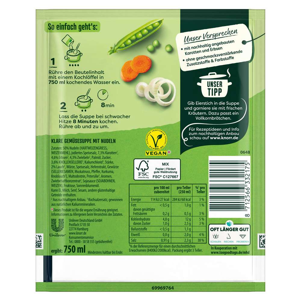 Produktabbildung Knorr Suppenliebe Frühlingssuppe