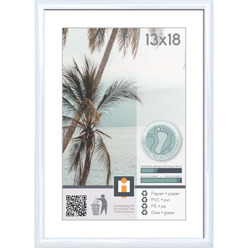 Produktabbildung Kyoto Kunststoffrahmen, 13 x 18, Weiss