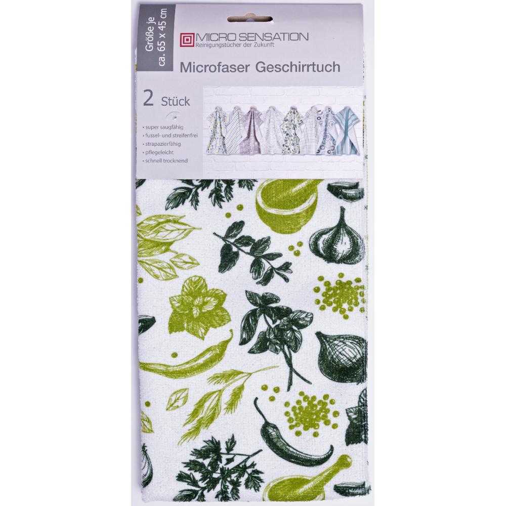 Produktabbildung keine Marke Küchenhandschuh, Topflappen oder Mikrofaser-Geschirrtuch, je 2er-Pack
