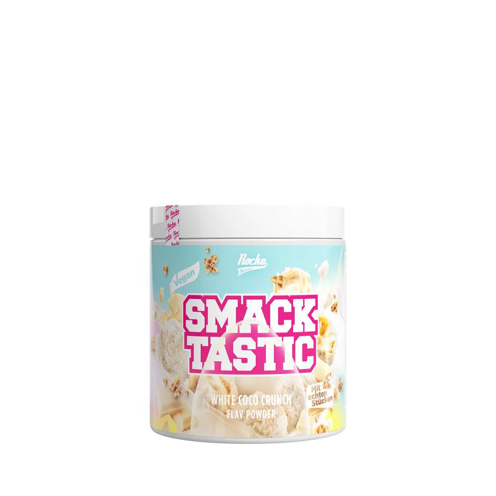 Produktabbildung Rocka Nutrition Smacktastic Vegan Pulver, White Coco Crunch