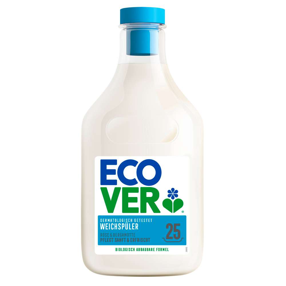 Produktabbildung Ecover Sensitiv Weichspüler, Rose-Bergamotte