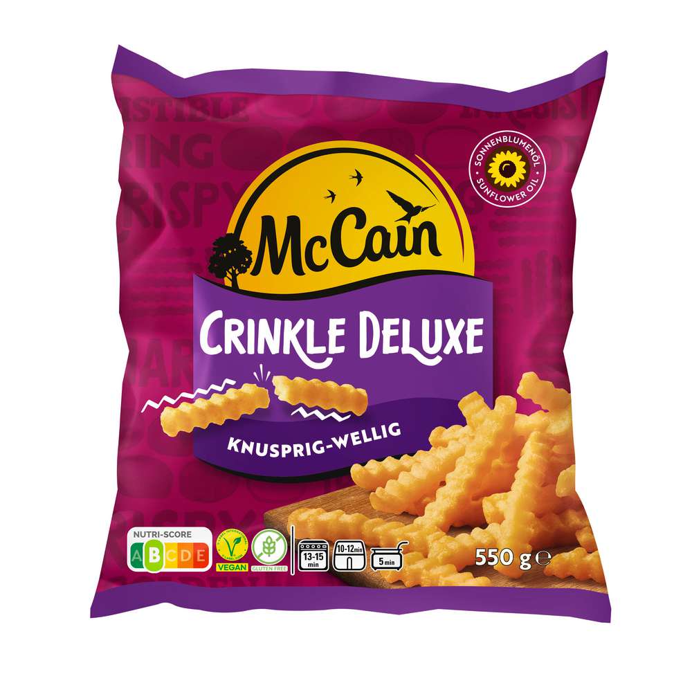 Produktabbildung McCain Pommes Crinkle Deluxe