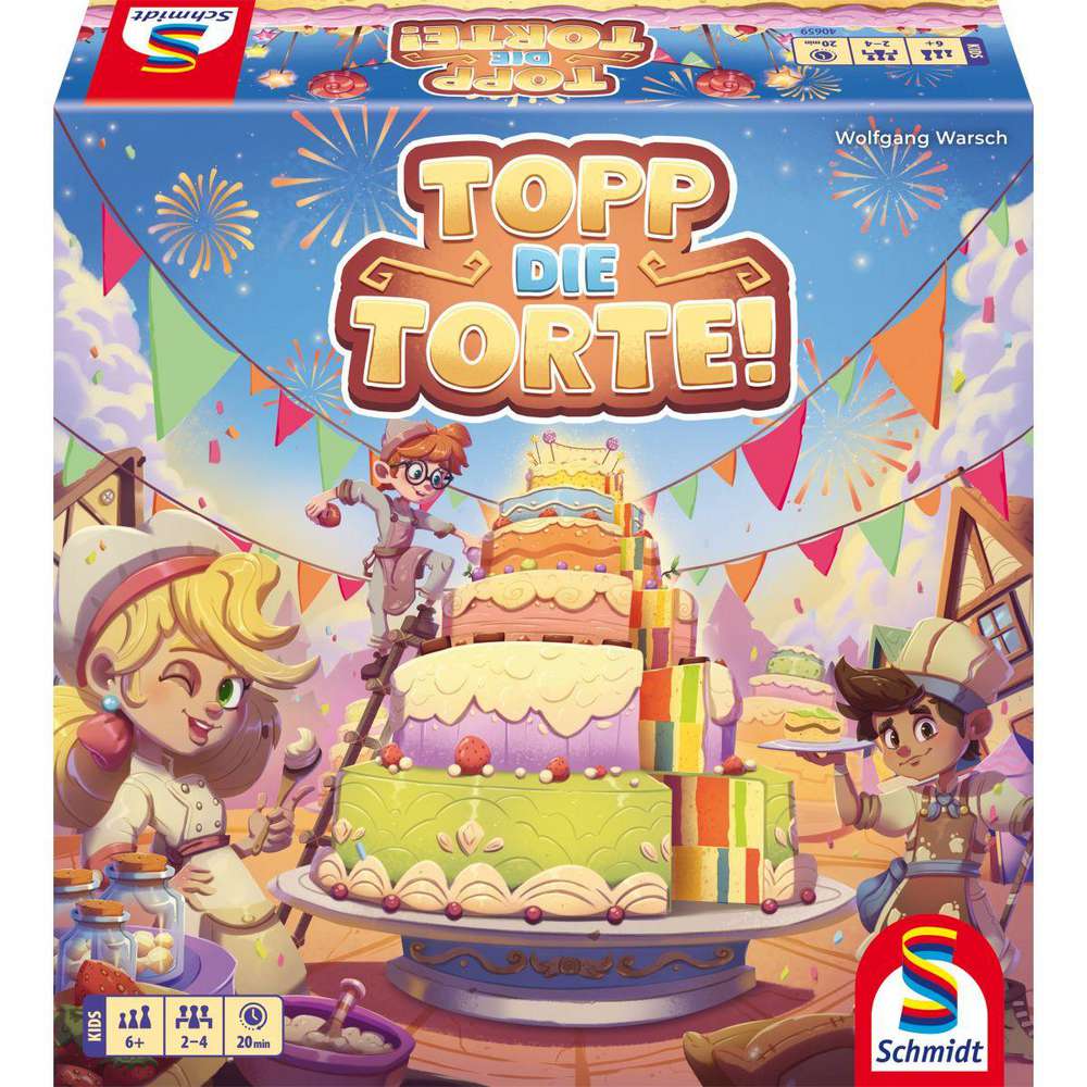 Produktabbildung Schmidt Spiele Familienspiel Topp die Torte!