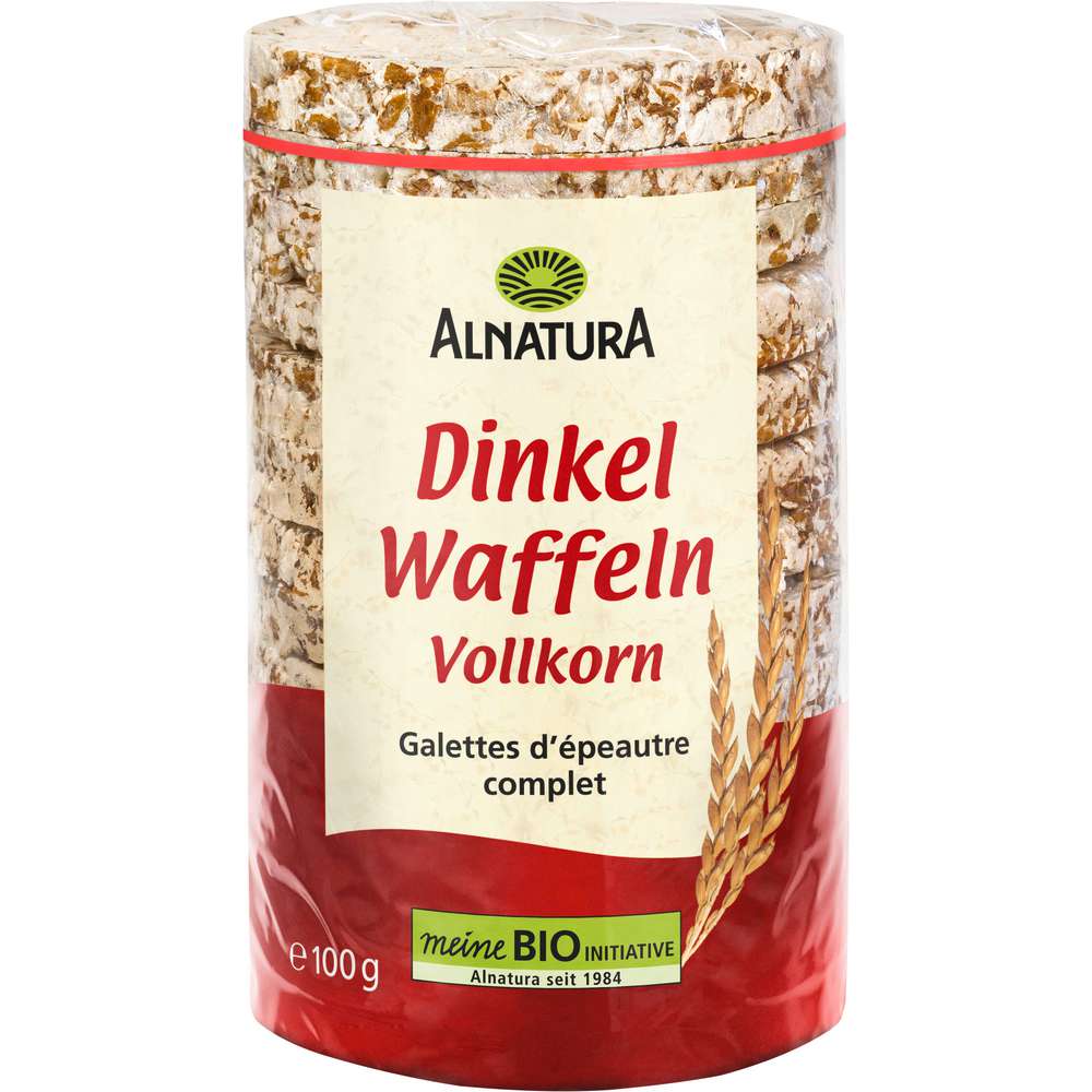 Produktabbildung Alnatura Bio Dinkel Waffeln, natur