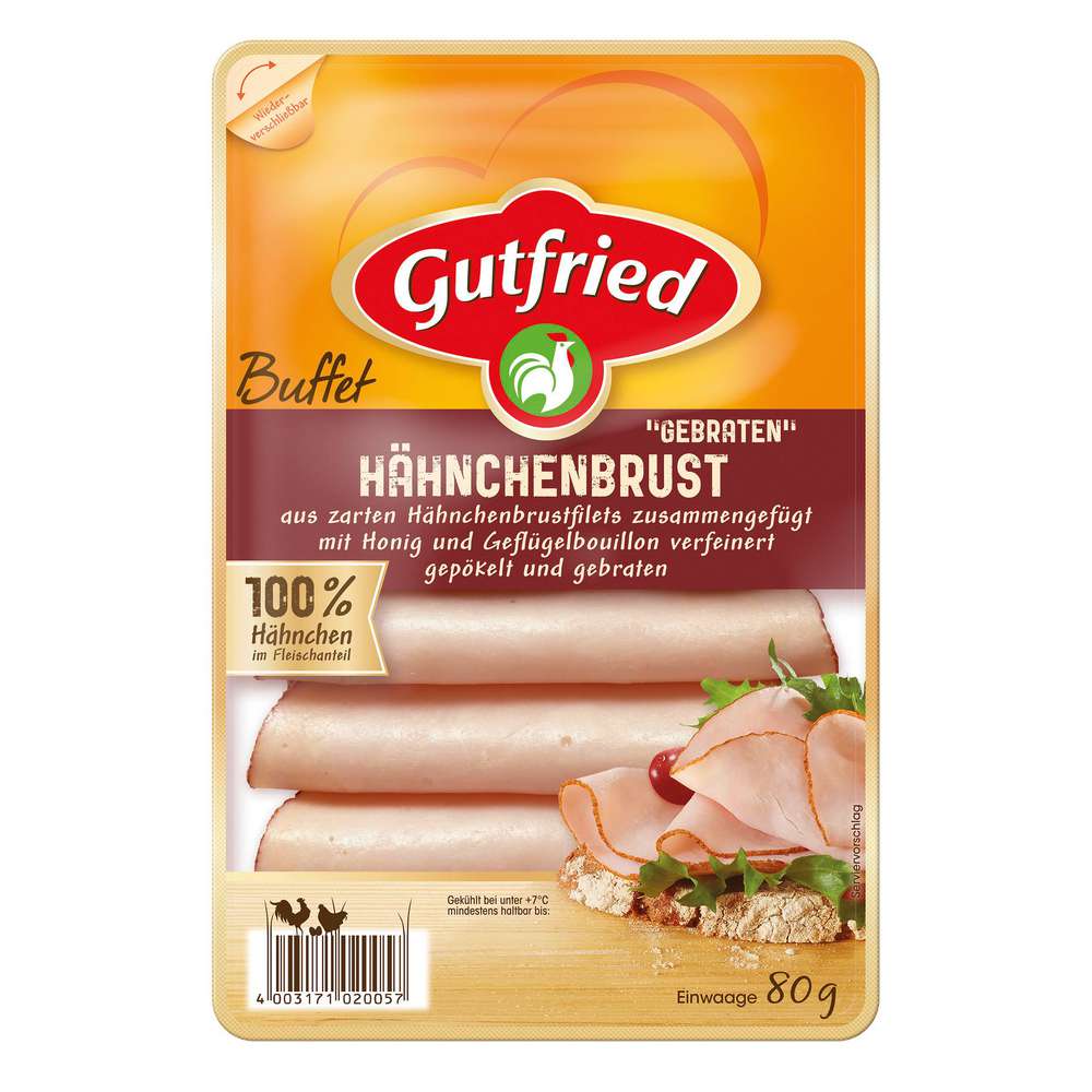 Produktabbildung Gutfried Hähnchenbrust, gebraten