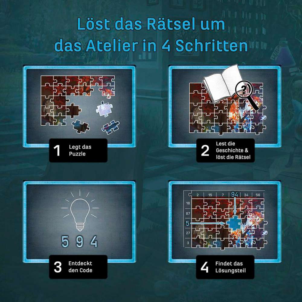 Produktabbildung Kosmos EXIT -  Puzzle Das verborgene Atelier