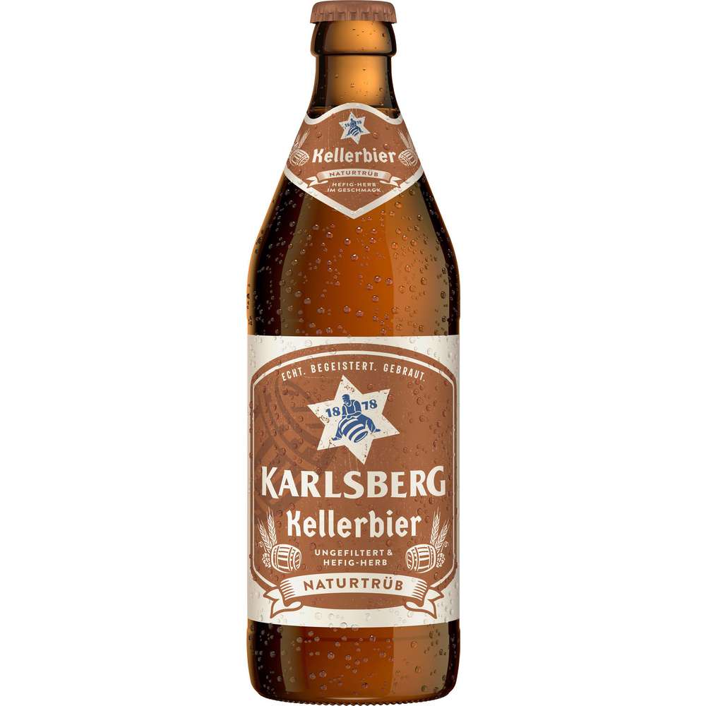 Produktabbildung Karlsberg Kellerbier naturtrüb, 5 %