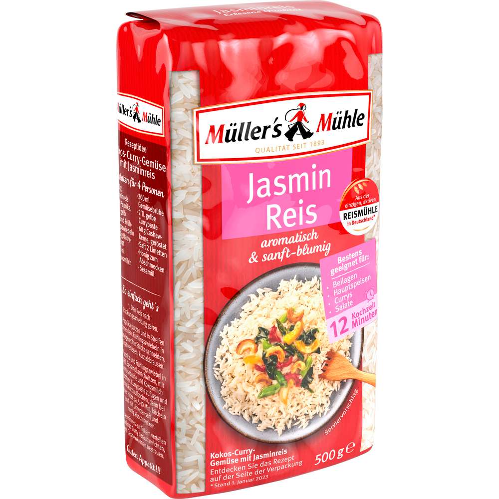 Produktabbildung Müller's Mühle Jasminreis, lose