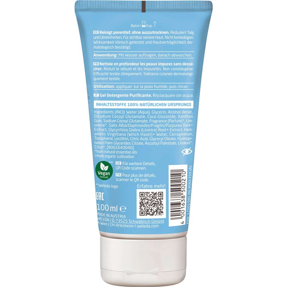 Produktabbildung Weleda Waschgel, klärend
