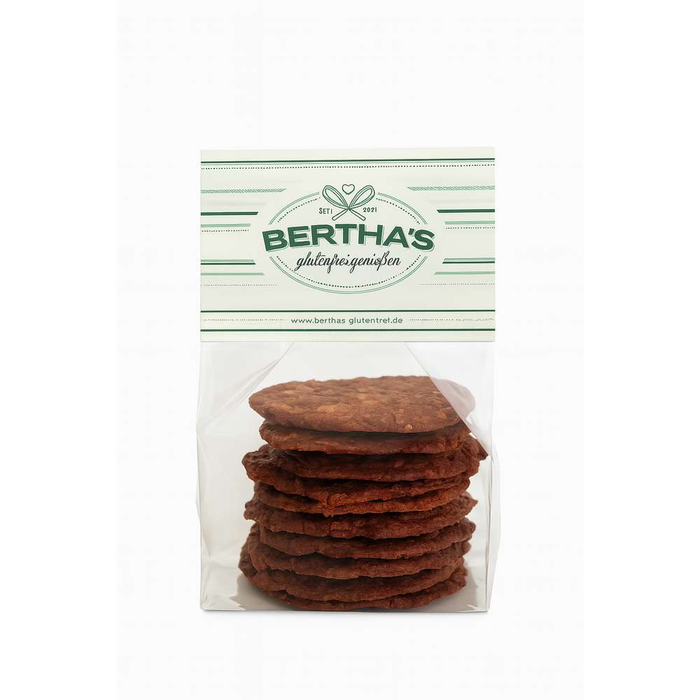 Produktabbildung Bertha's Mandelhippen mit brauner Butter, Glutenfrei