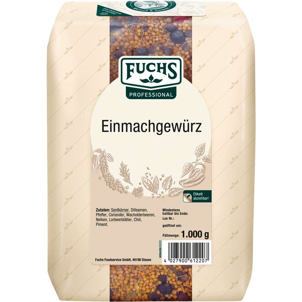 Produktabbildung Fuchs Einmach-Gewürz
