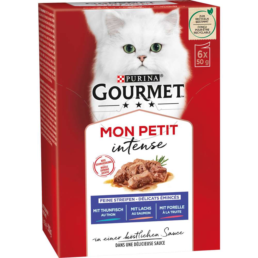 Produktabbildung Purina Katzen-Nassfutter Gourmet Mon Petit, Fisch