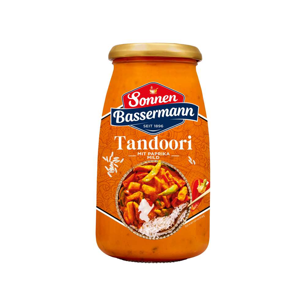 Produktabbildung Sonnen Bassermann Tandoori Sauce mit Paprika
