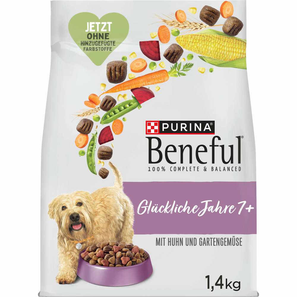 Produktabbildung Purina Hunde-Trockenfutter, glückliche Jahre 7+