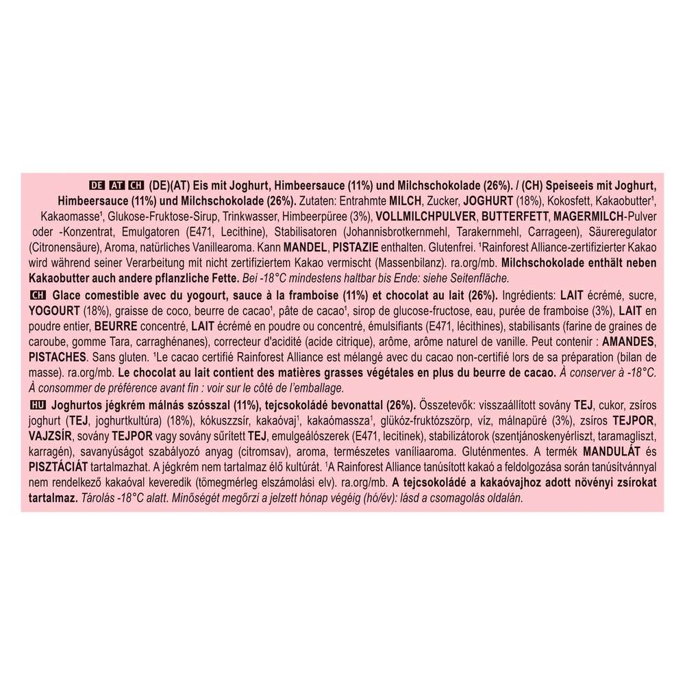 Produktabbildung Magnum Stiel-Eis, Yoghurt/Raspberry