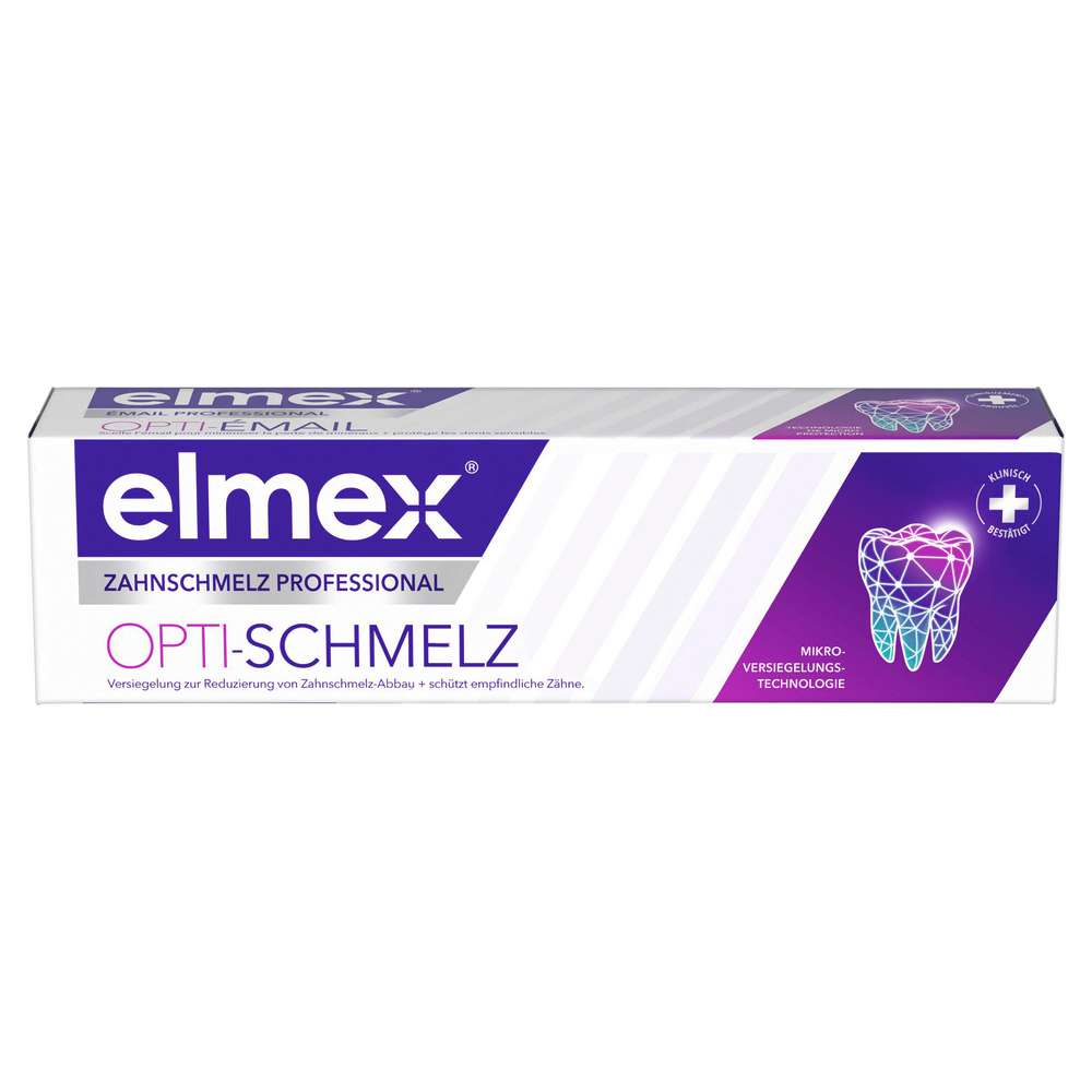 Produktabbildung elmex Zahncreme Opti-schmelz professional, Versiegelung & Stärkung