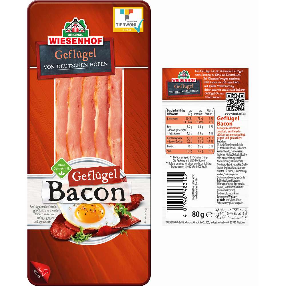 Produktabbildung Wiesenhof Puten Bacon