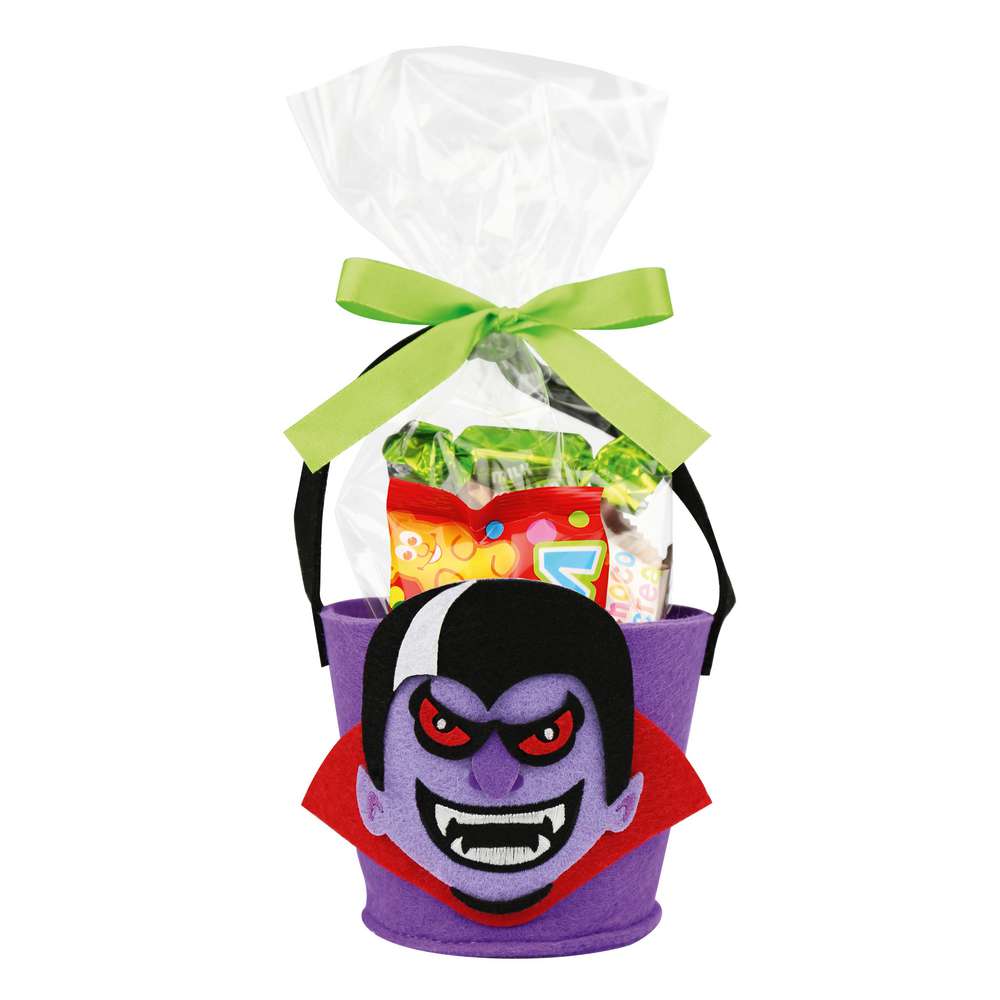 Produktabbildung Windel Halloween Filzkorb mit Süßigkeiten