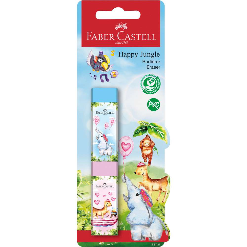 Produktabbildung Faber-Castell Radierer Happy Jungle