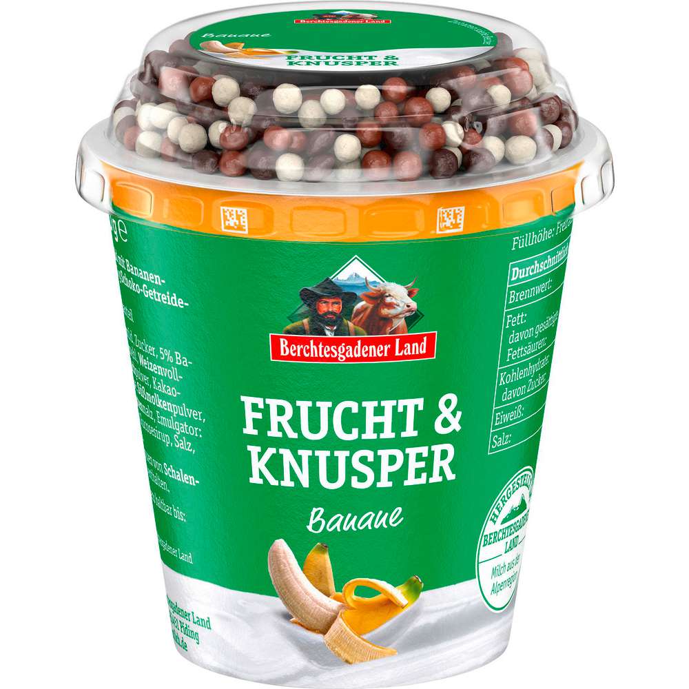 Produktabbildung Berchtesgadener Land Frucht & Knusper Joghurt Banane