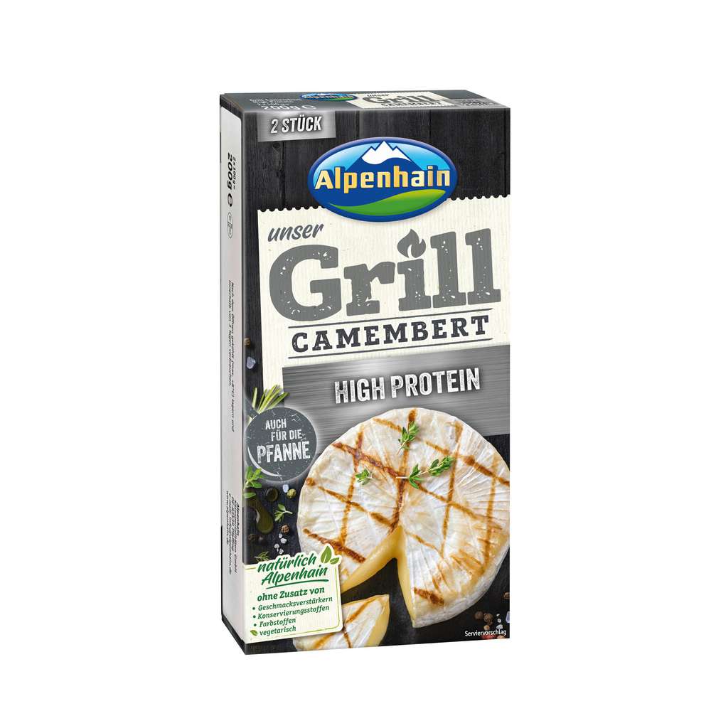 Produktabbildung Alpenhain Grill Camembert, High Protein