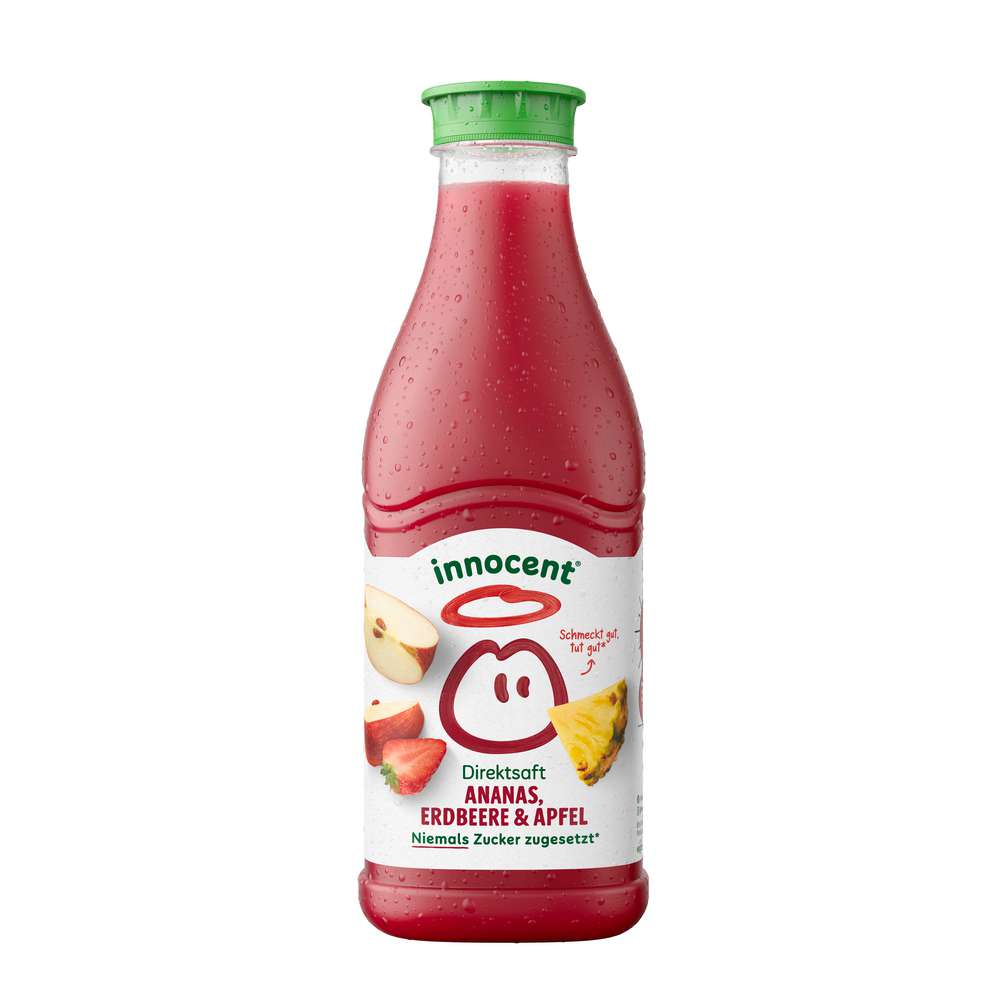 Produktabbildung innocent Smoothie Ananas, Erdbeere & Apfel