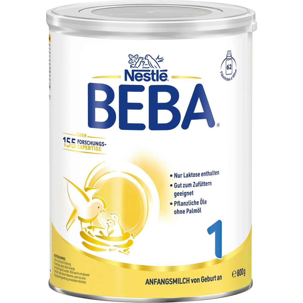 Produktabbildung Nestle Beba Anfangsmilch 1