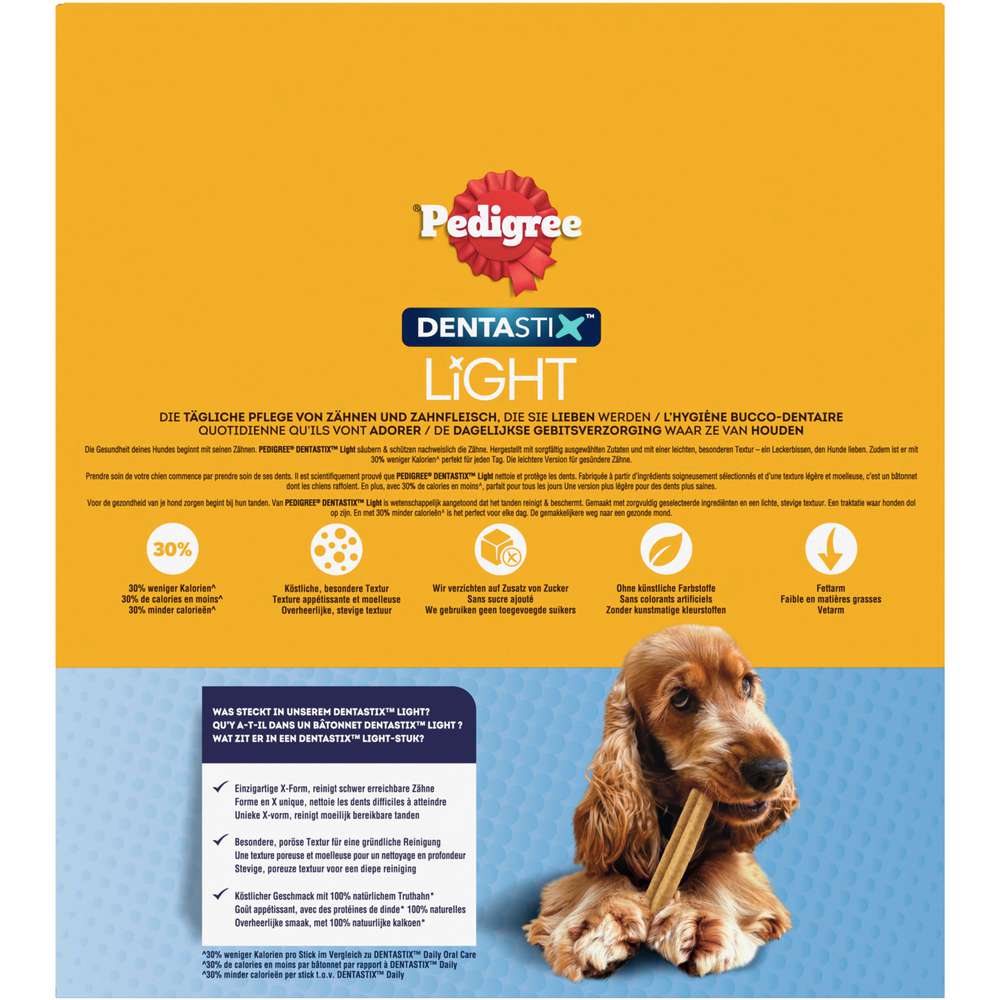 Produktabbildung Pedigree Hunde-Snack Dentastix Light, Mittel Mega Pack