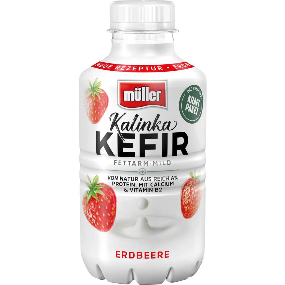 Produktabbildung Müller Kalinka Kefir, Erdbeere