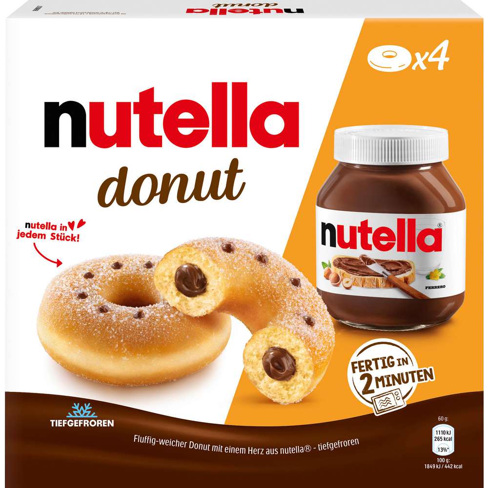 Produktabbildung Ferrero Nutella Donut, tiefgekühlt