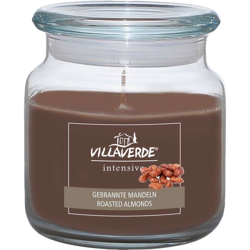 Produktabbildung Villa Verde Duftkerze im Glas, Gebrannte Mandeln