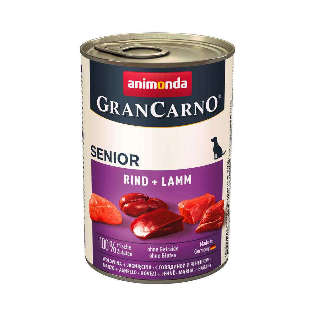 Produktabbildung animonda Hunde-Nassfutter Senior Rind/Lamm