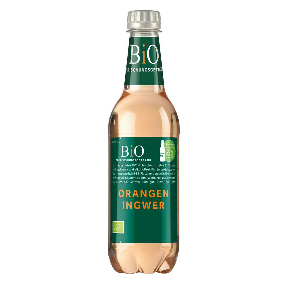 Produktabbildung Oettinger Bio Erfrischungsgetränk, Orange-Ingwer