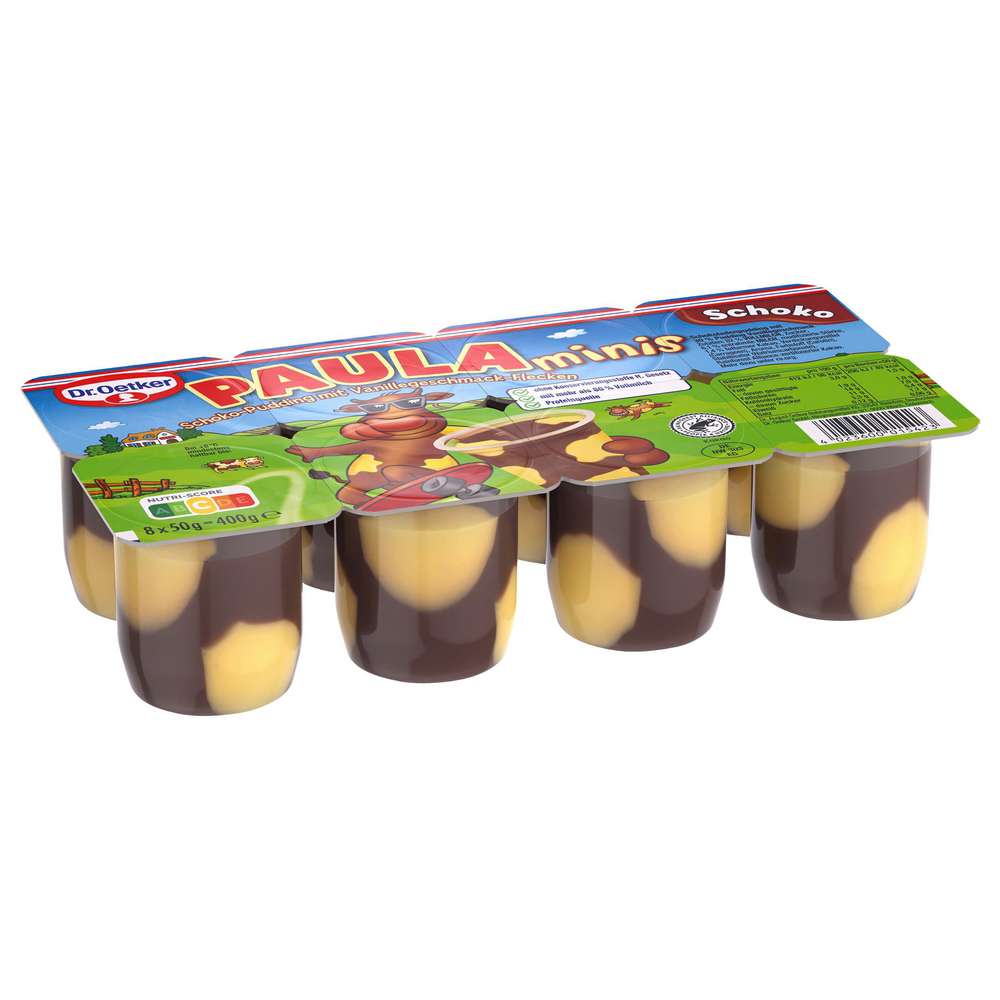 Produktabbildung Dr. Oetker Paula Minis Schoko-Pudding mit Vanille