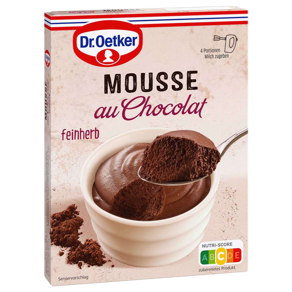 Produktabbildung Dr. Oetker Dessertpulver Mousse au Chocolat, feinherb